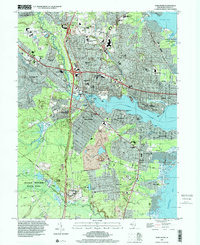1995 Map of Toms River, Ocean County, NJ — High-Res | Pastmaps